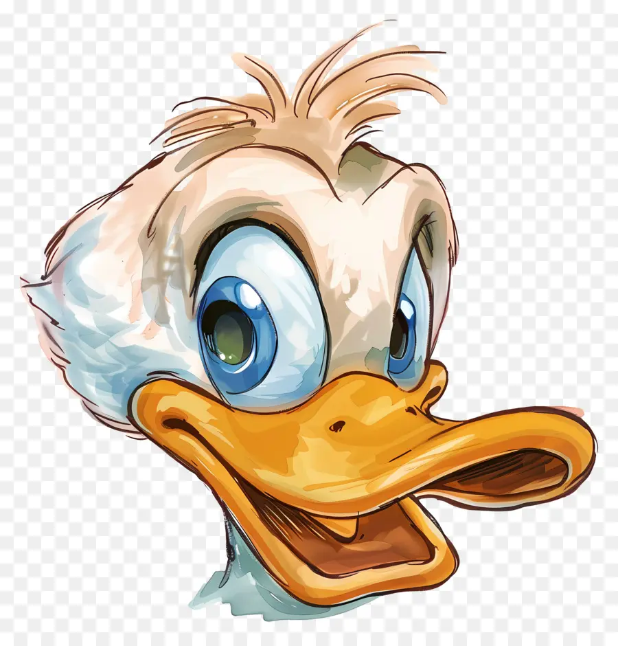 Donald Duck Head，เป็ดการ์ตูน PNG