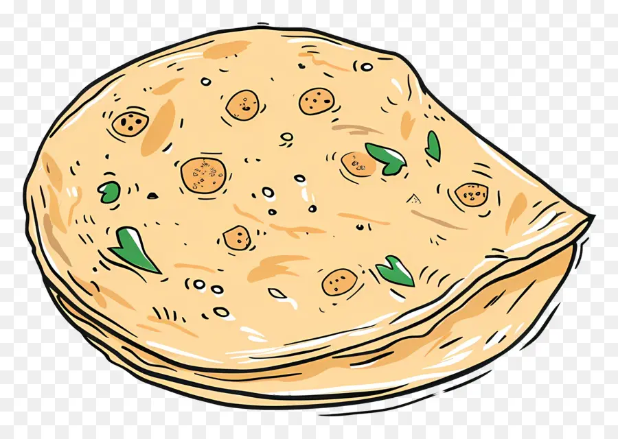 Aloo Paratha，ขนมปังกรอบ PNG