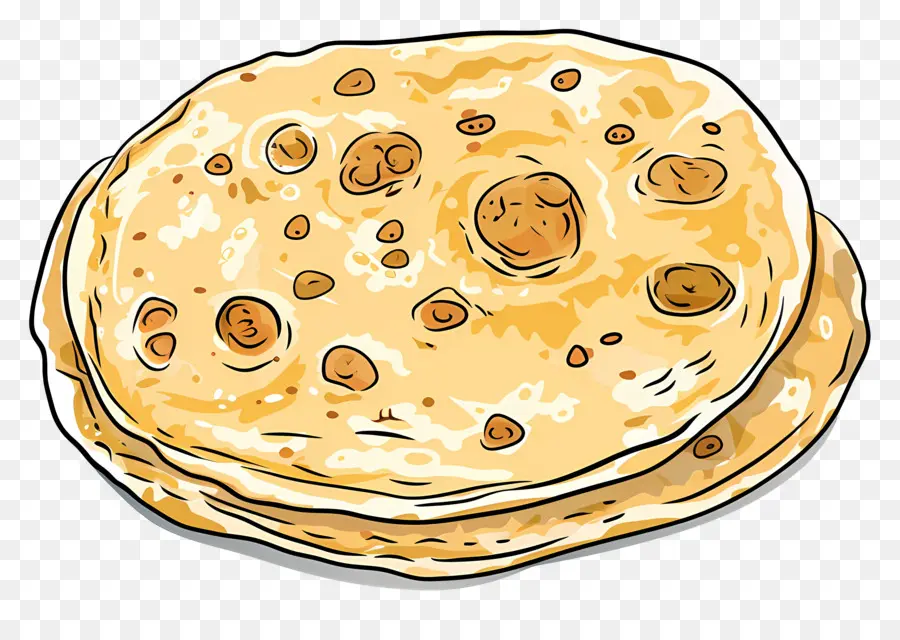 Aloo Paratha，ขนมปังกรอบ PNG