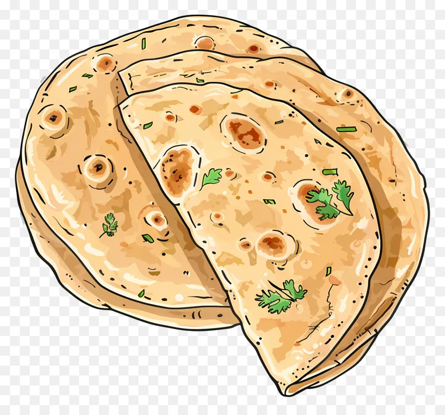 Aloo Paratha，ขนมปังกรอบ PNG