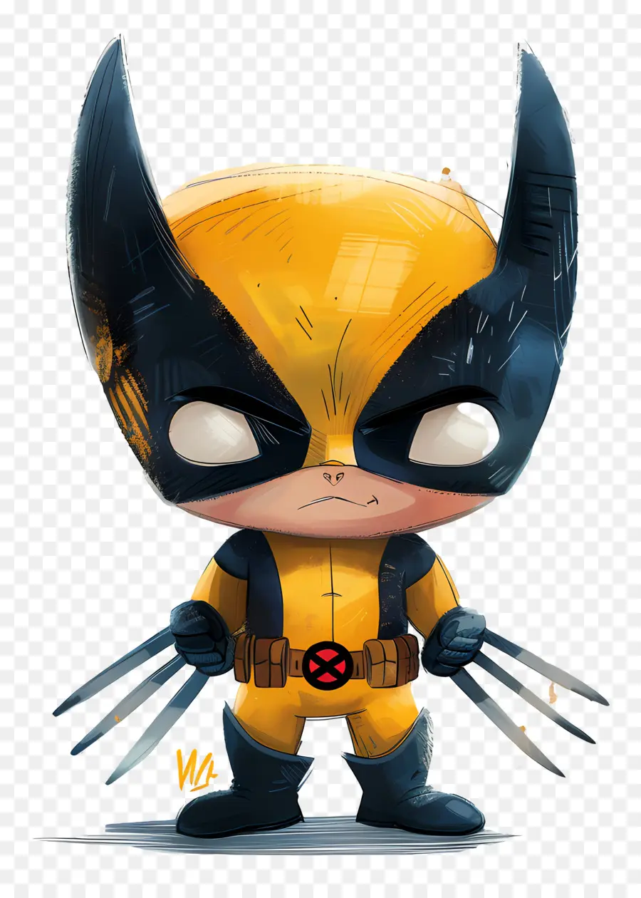 วูลเวอรีน，Chibi Wolverine PNG