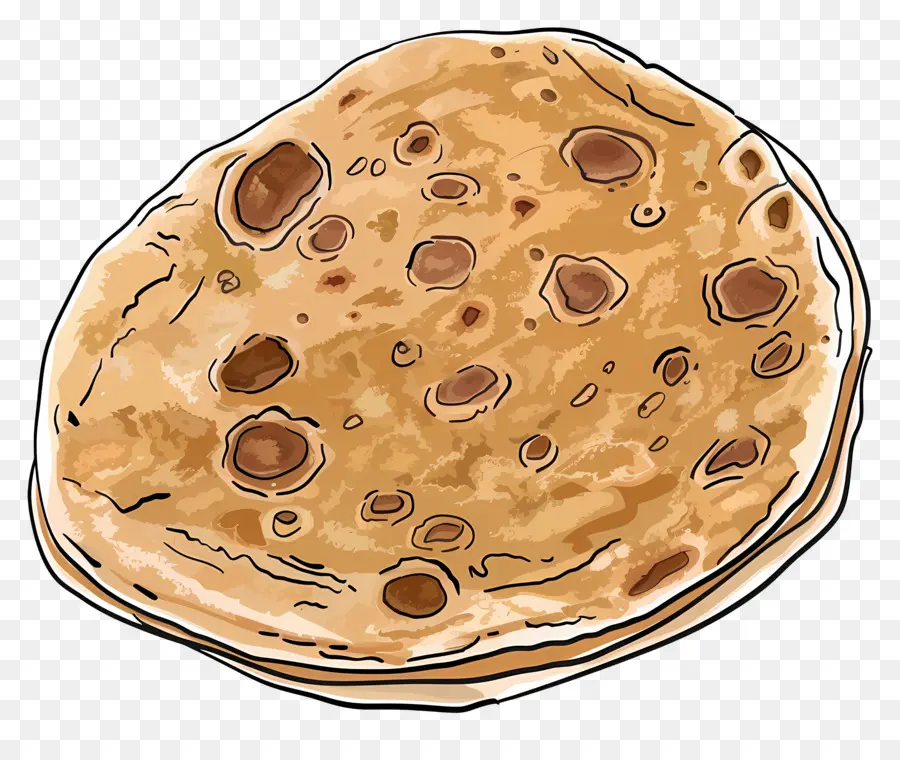 Aloo Paratha，ขนมปังกรอบ PNG