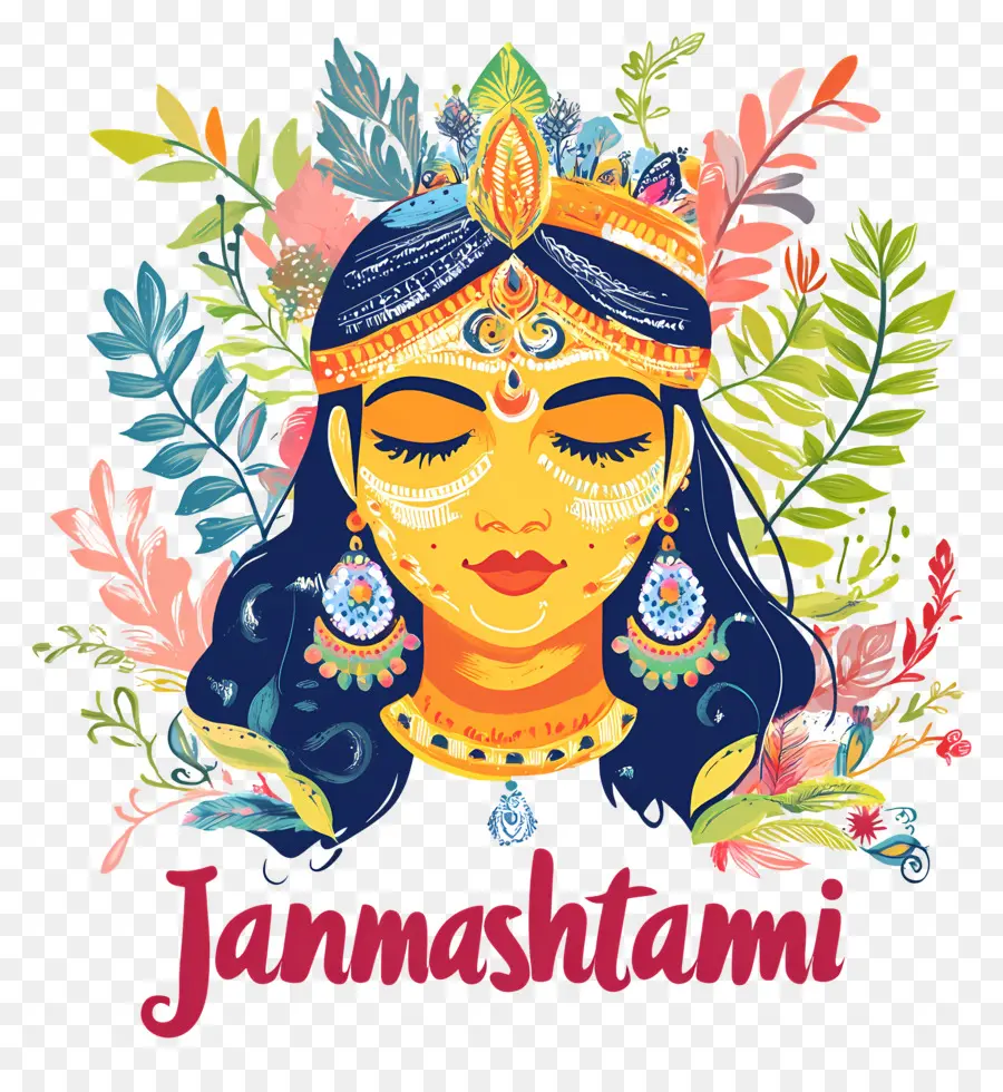 Janmashtami，Janmashtami Face PNG