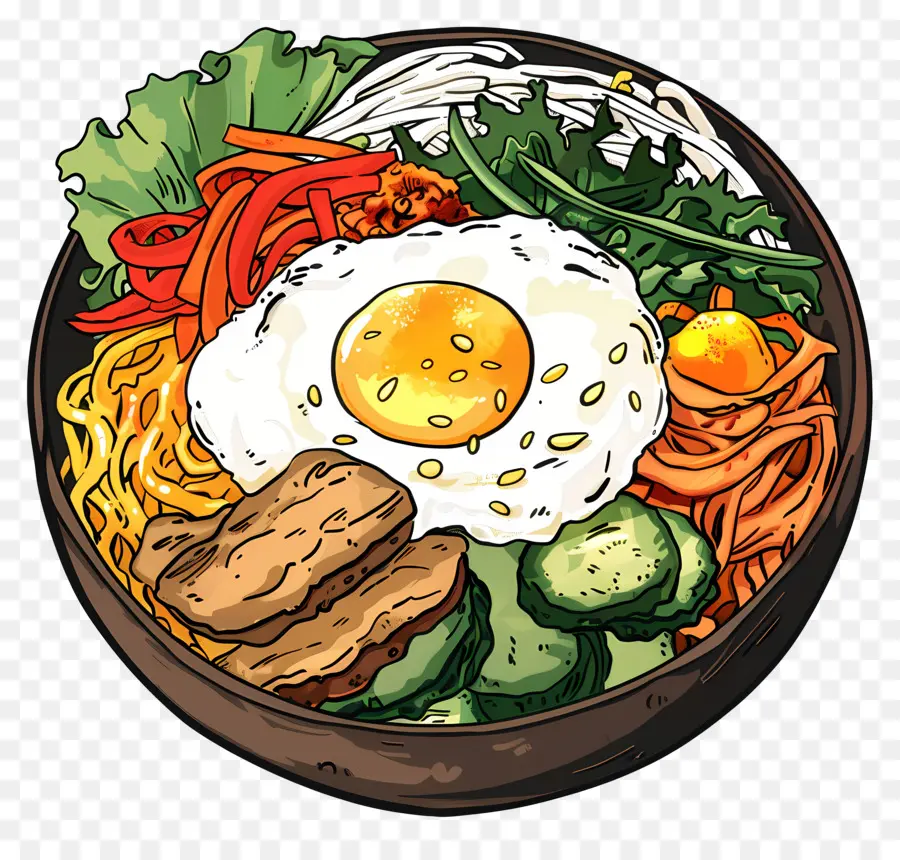 Bibimbap เกาหลี，Bibimbap PNG