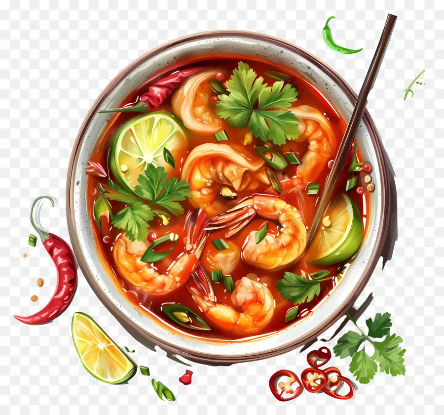 Tom Yum Goong，ซุปกุ้ง PNG