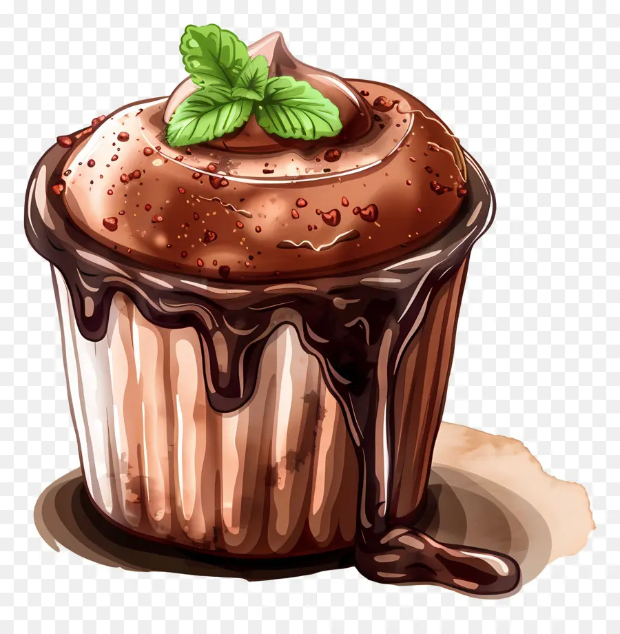 ช็อคโกแลตฝรั่งเศส Souffle，ของหวานช็อคโกแลต PNG