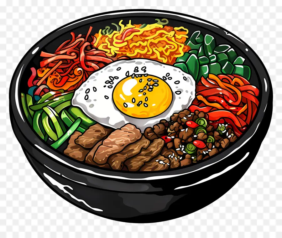 Bibimbap เกาหลี，Bibimbap PNG