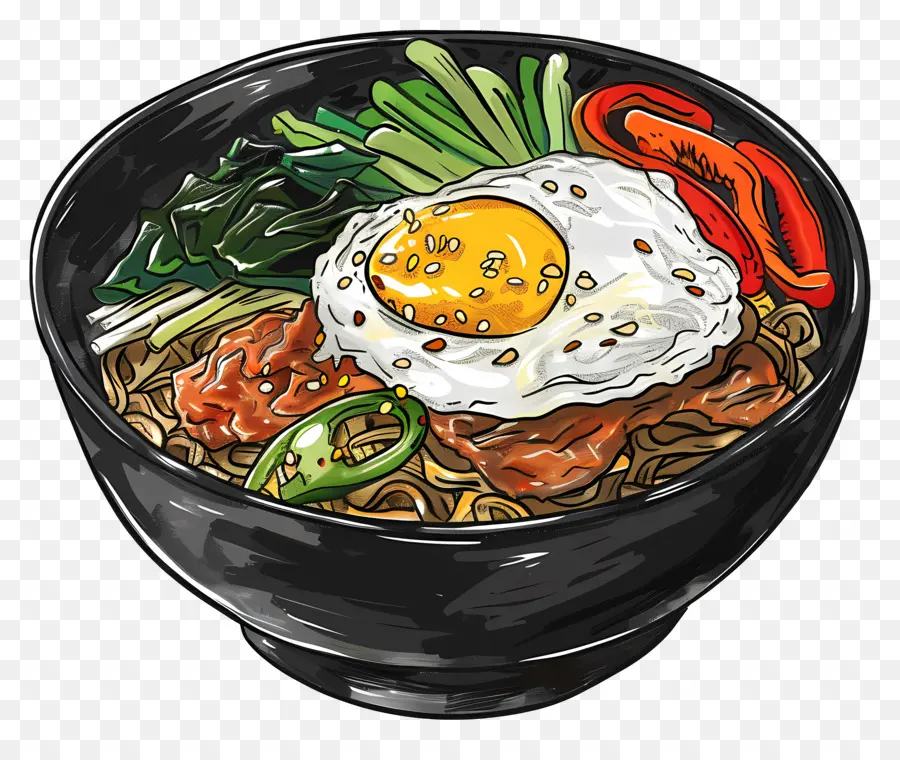 Bibimbap เกาหลี，Bibimbap PNG