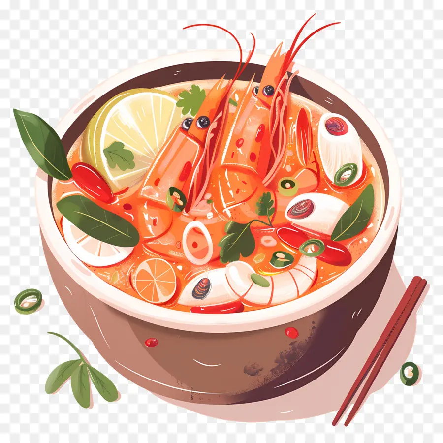 Tom Yum Goong，ซุปกุ้ง PNG