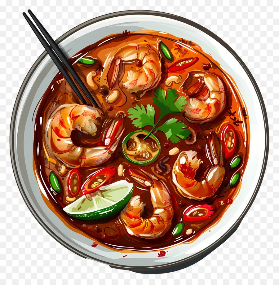 Tom Yum Goong，ซุปกุ้ง PNG