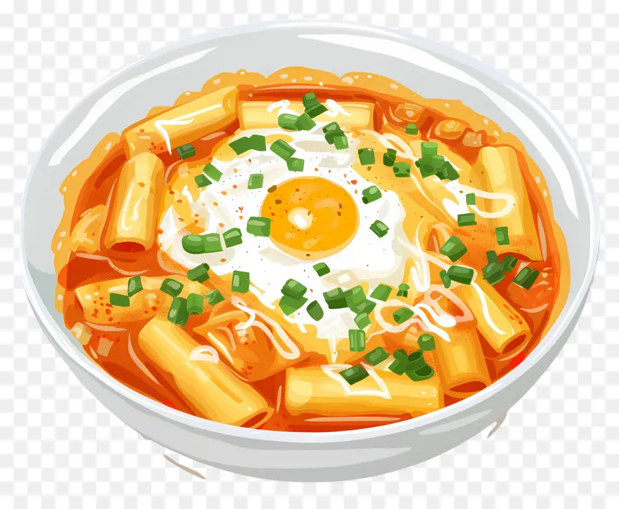 Tteokbokki วิเศษ，ก๋วยเตี๋ยวเผ็ด PNG