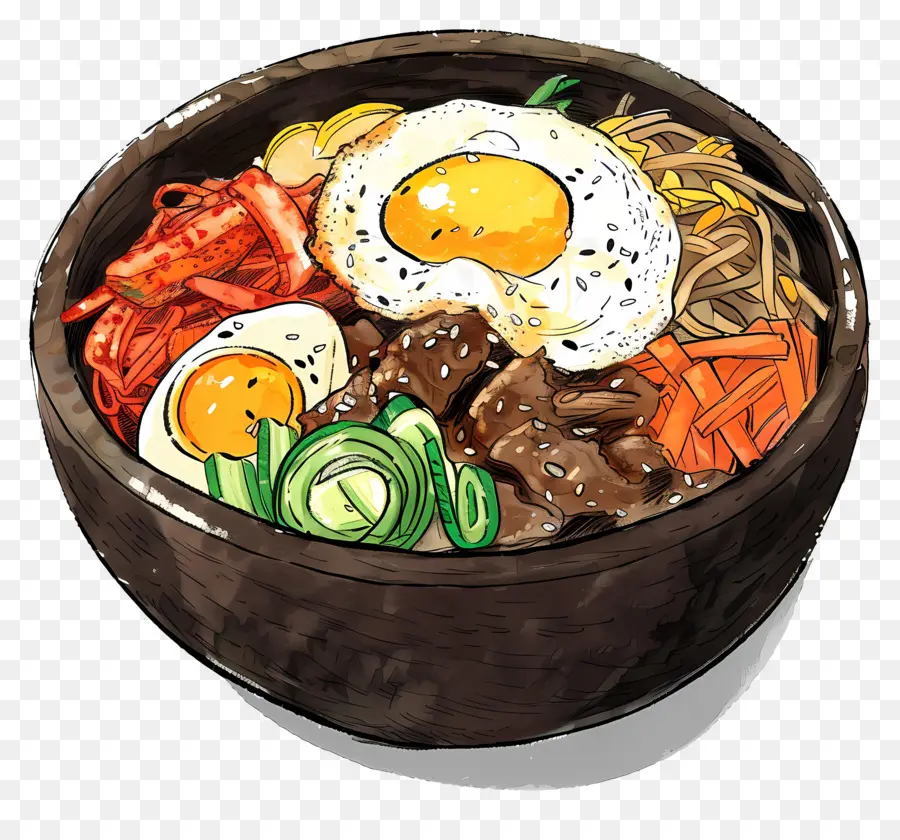 Bibimbap เกาหลี，Bibimbap PNG