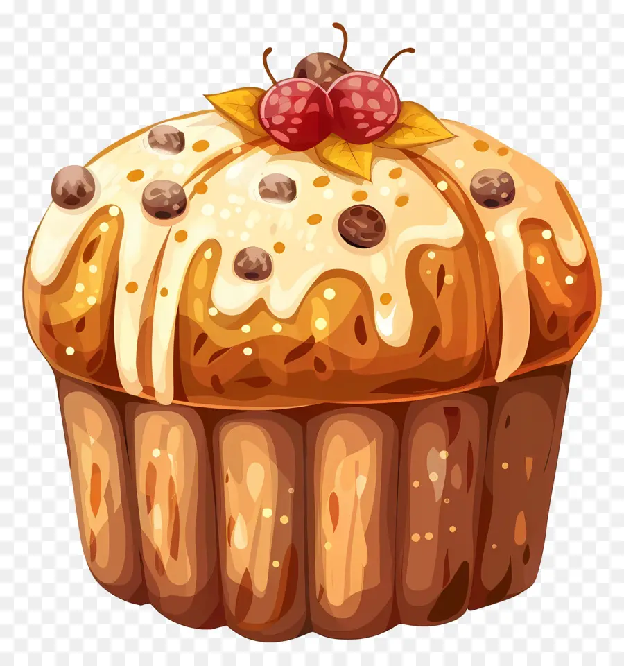 Panettone，มัฟฟิน PNG