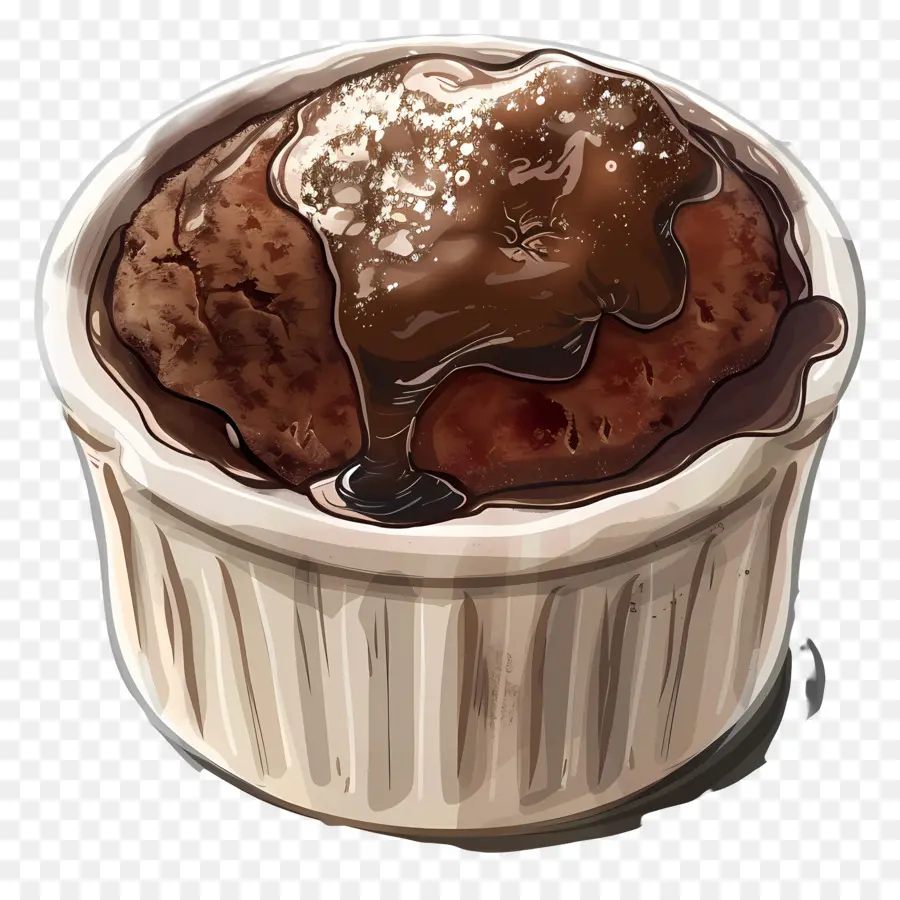 ช็อคโกแลตฝรั่งเศส Souffle，ของหวานช็อคโกแลต PNG