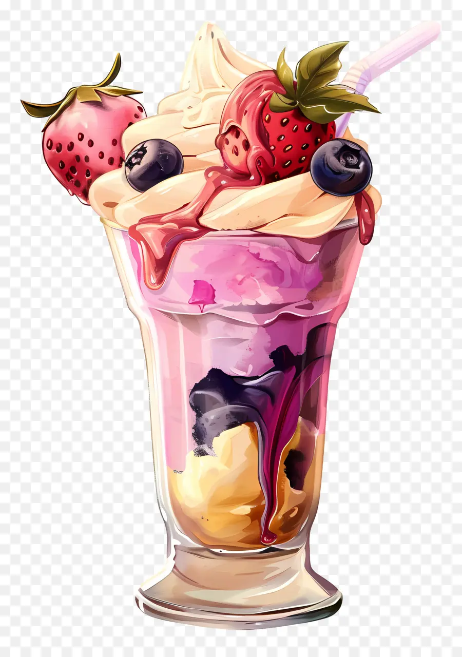 ไอศกรีม Sundae，ขนม PNG