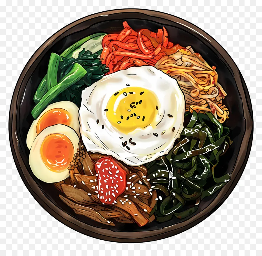 Bibimbap เกาหลี，Bibimbap PNG