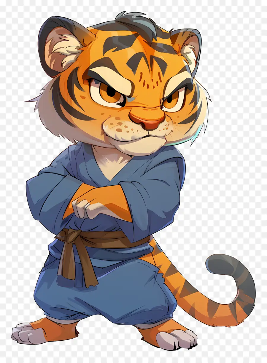 เสือ，Cute Tiger Cub PNG