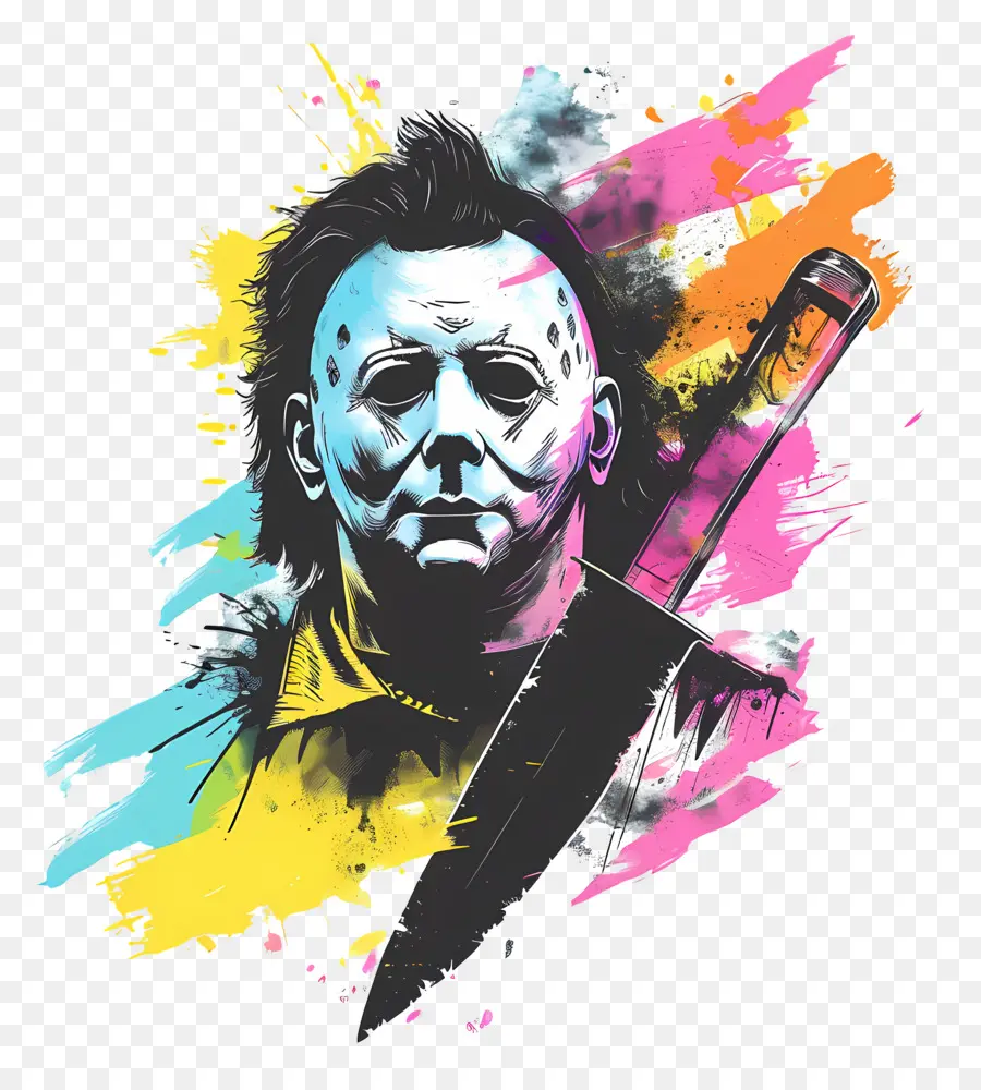 Michael Myers，ตัวละครสวมหน้ากากด้วยมีด PNG