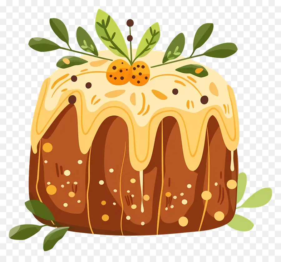 Panettone，เค้กคริสต์มาส PNG