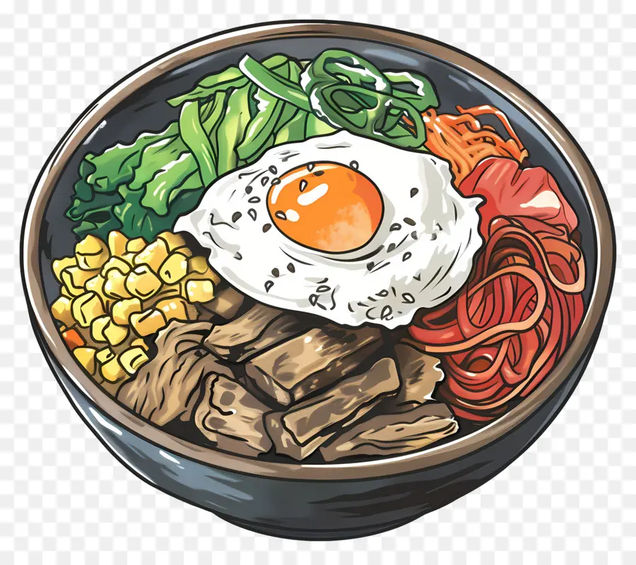 Bibimbap เกาหลี，Bibimbap PNG