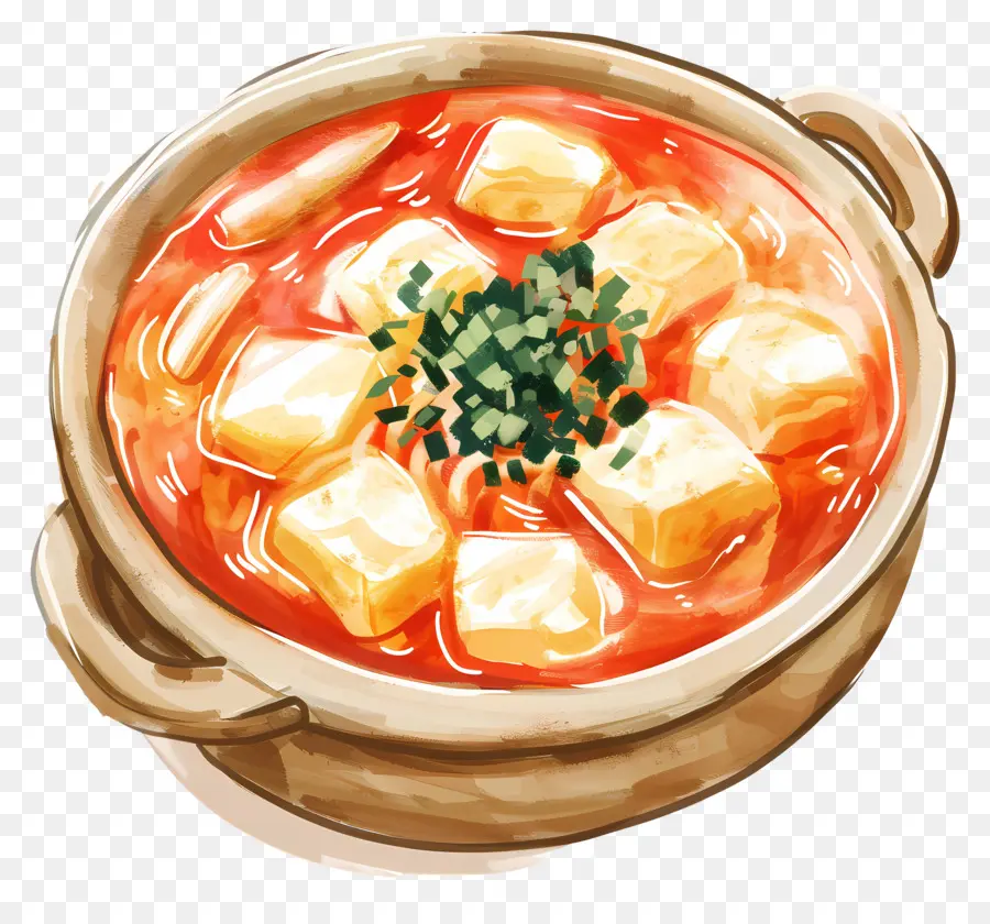 Tteokbokki วิเศษ，ซุปเต้าหู้ PNG