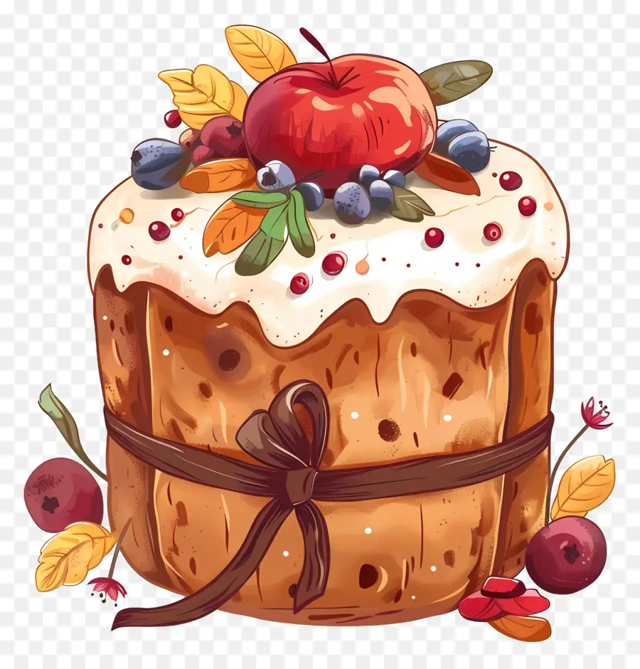 Panettone，เค้กตกแต่ง PNG