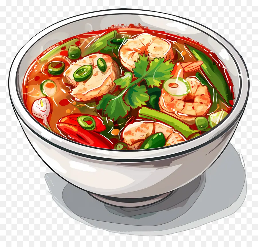 Tom Yum Goong，ชามซุป PNG