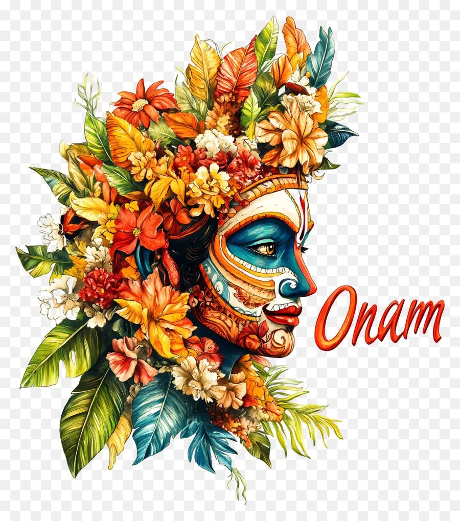 Onam，หน้ากาก Onam PNG