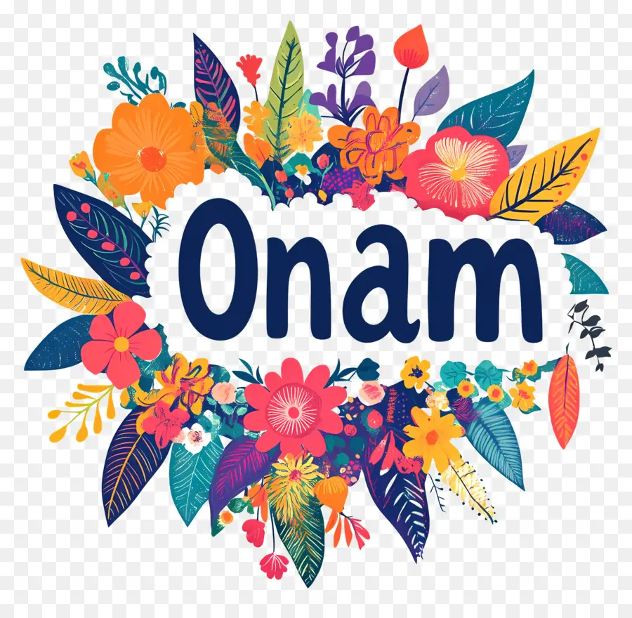 Onam，พวงหรีดดอกไม้ PNG