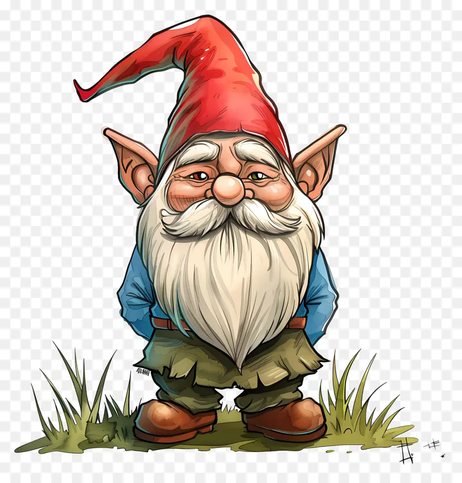 Gnome ในสวน，สนามหญ้า PNG