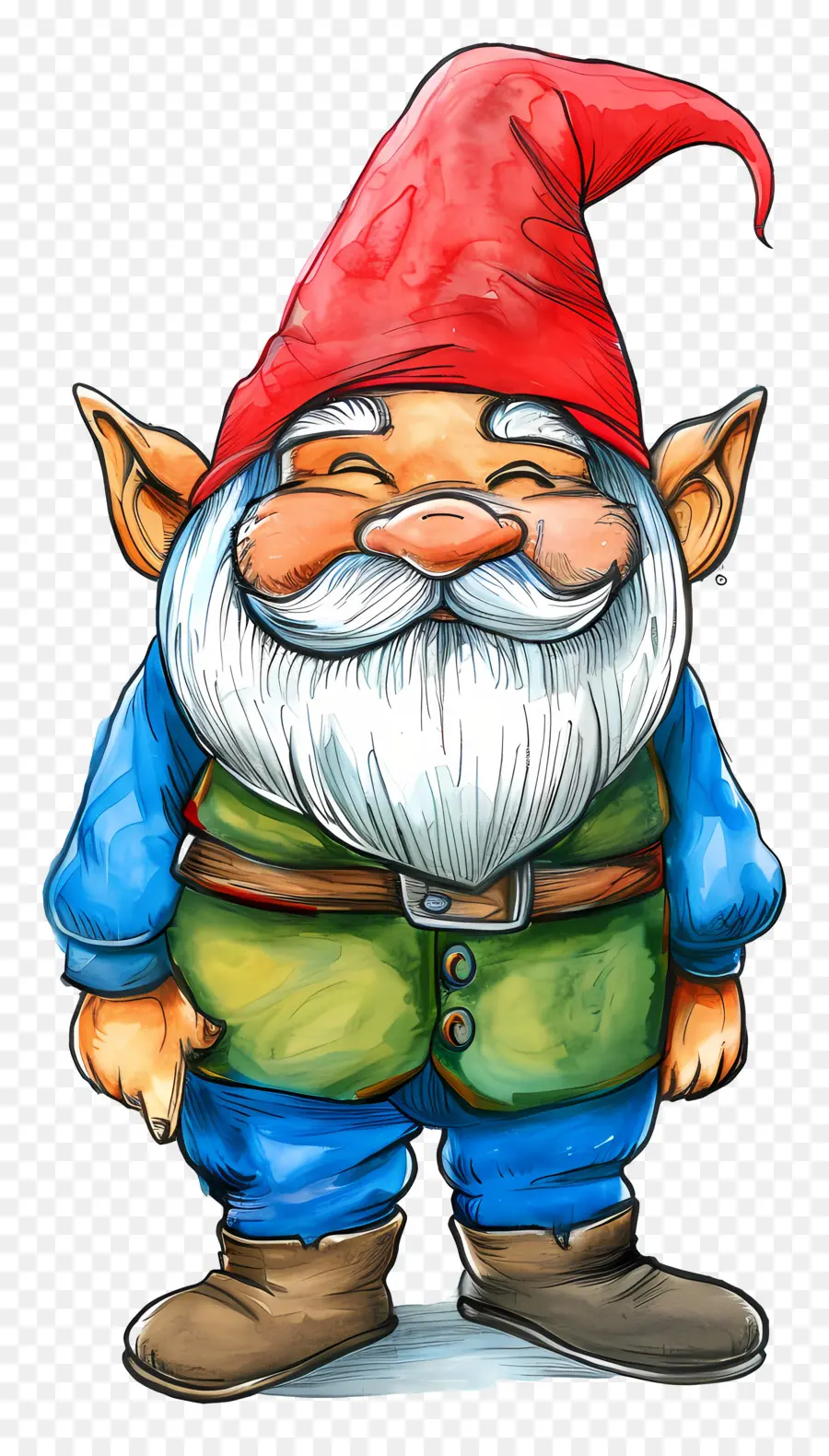 Gnome ในสวน，รูปปั้น PNG