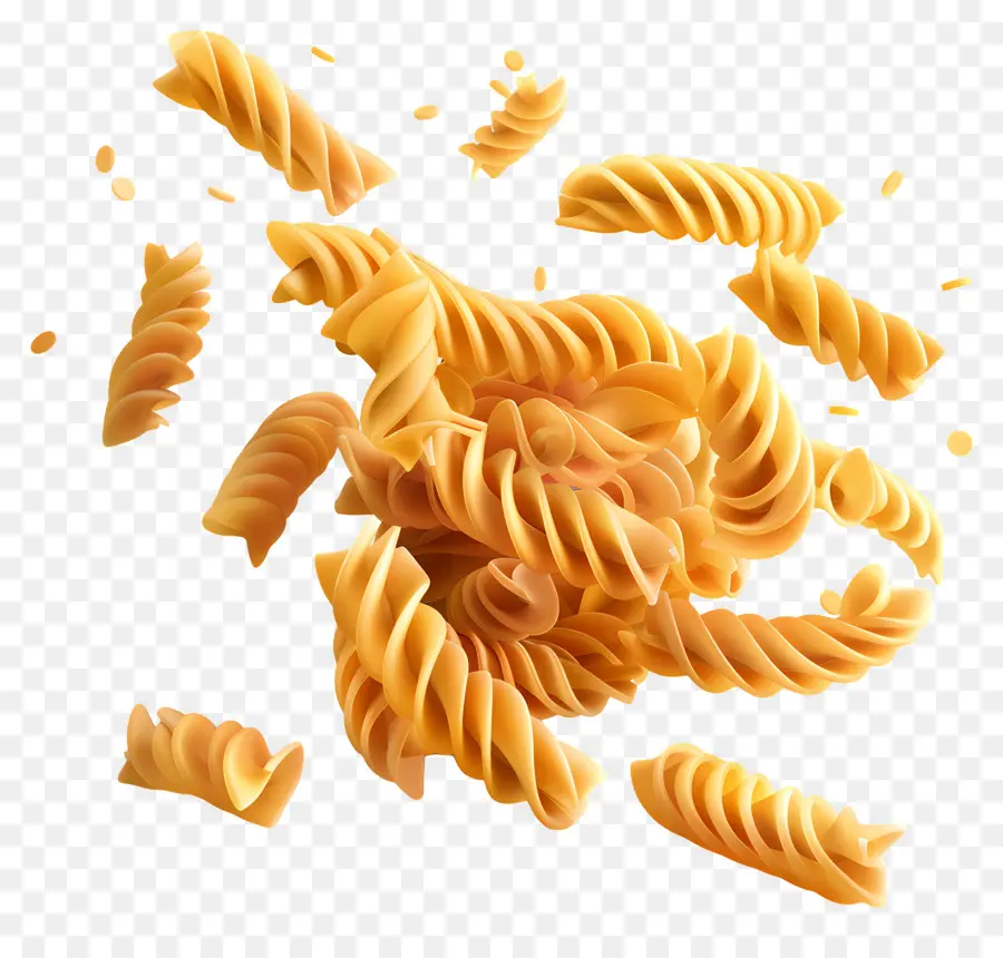 พาสต้า，พาสต้า Fusilli PNG