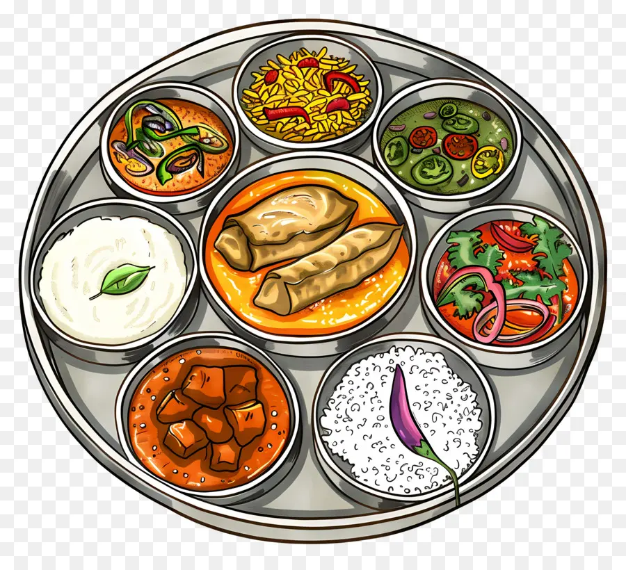 แผ่นเสียง Thali อินเดีย，Thali PNG