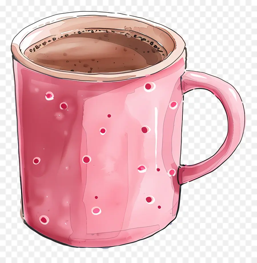 แก้วกาแฟสีชมพู，แก้วกาแฟ PNG