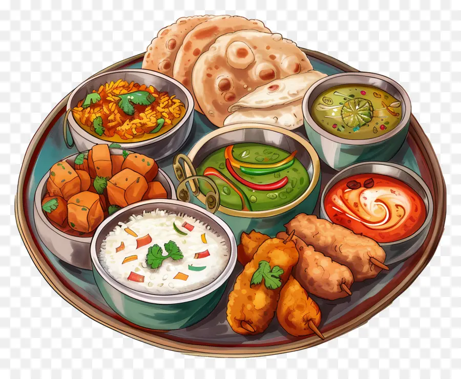 แผ่นเสียง Thali อินเดีย，Thali PNG