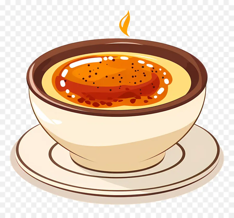 Creme Brulee，คัสตาร์ด PNG