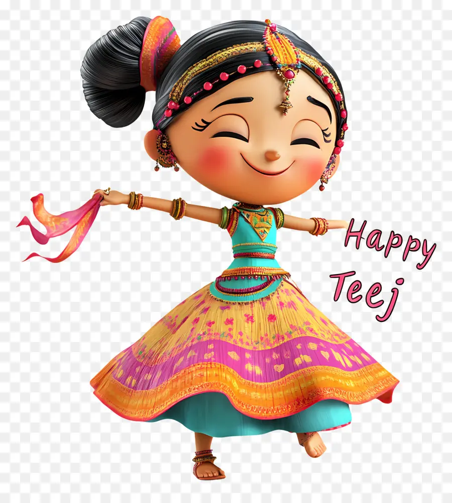 Happy Teej，สาว PNG