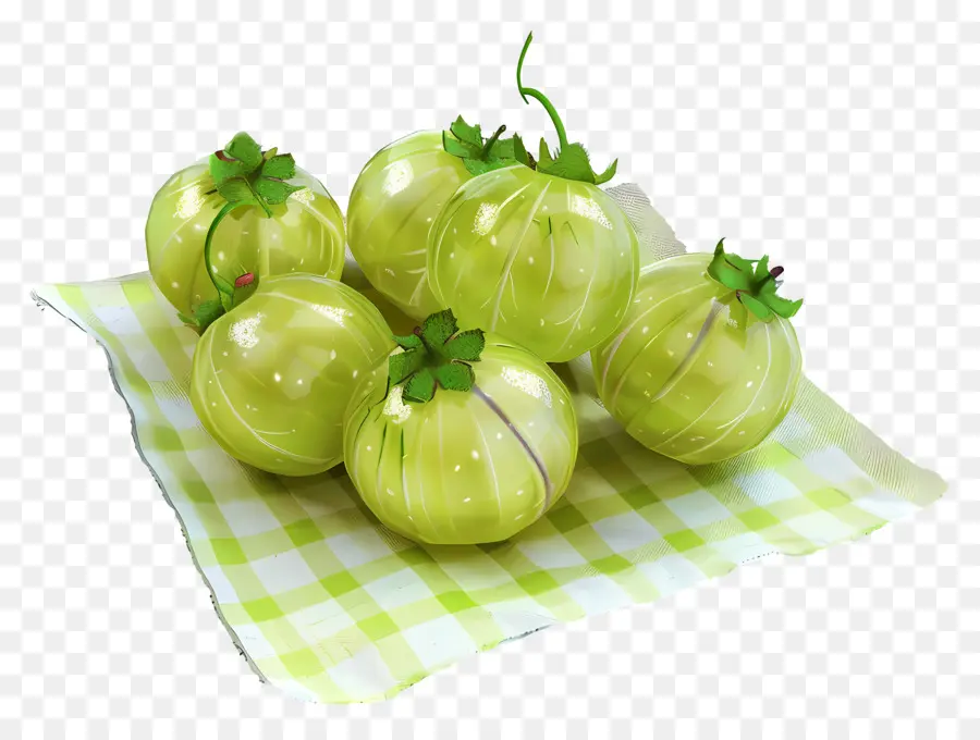 มะพราง，Gooseberries สีเขียว PNG