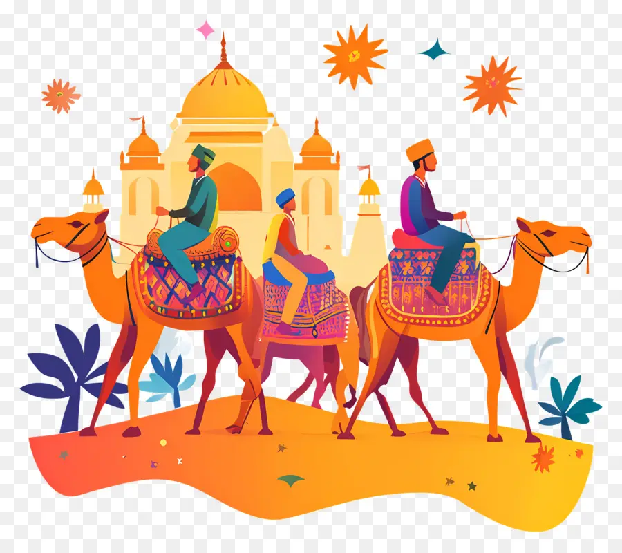 Pushkar Camel Fair，คาราวานอูฐ PNG