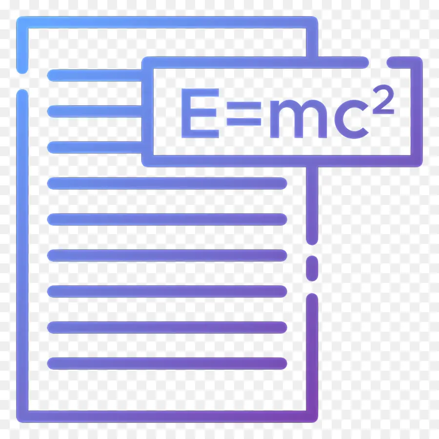 สูตร，E = Mc² PNG