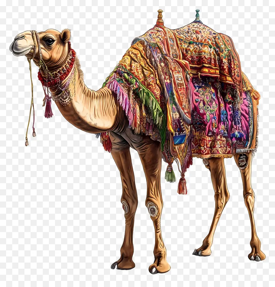 Pushkar Camel Fair，อูฐตกแต่ง PNG