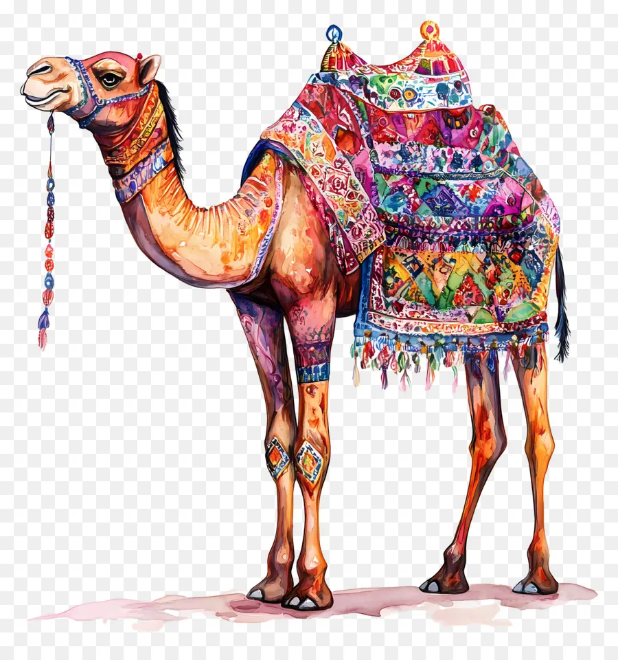 Pushkar Camel Fair，อูฐตกแต่ง PNG