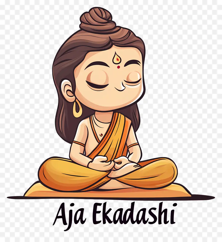 Aja Ekadashi，คนทำสมาธิ PNG