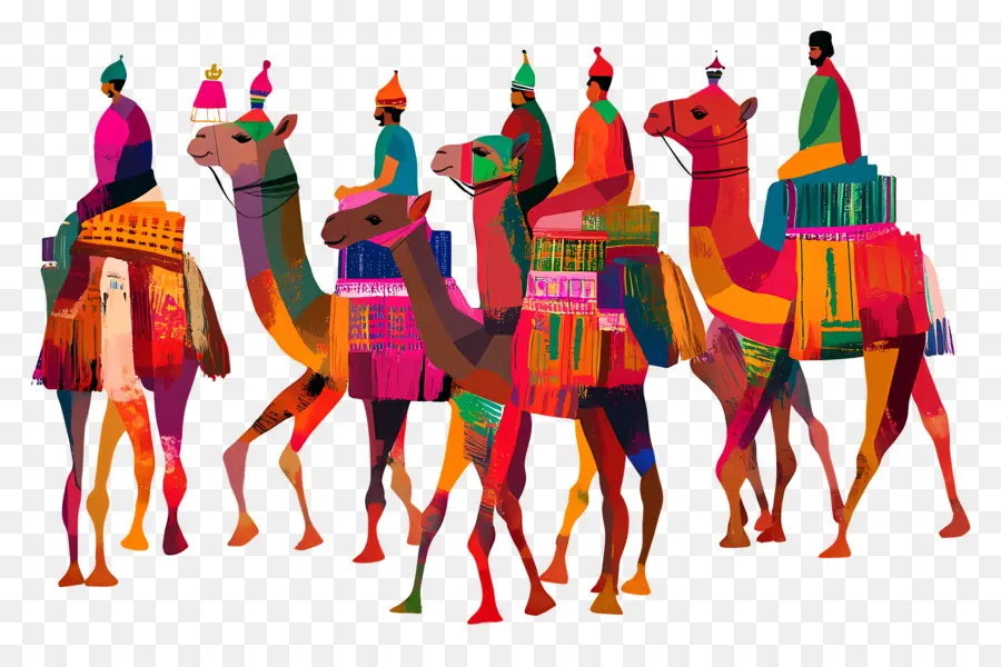 Pushkar Camel Fair，คาราวานอูฐ PNG