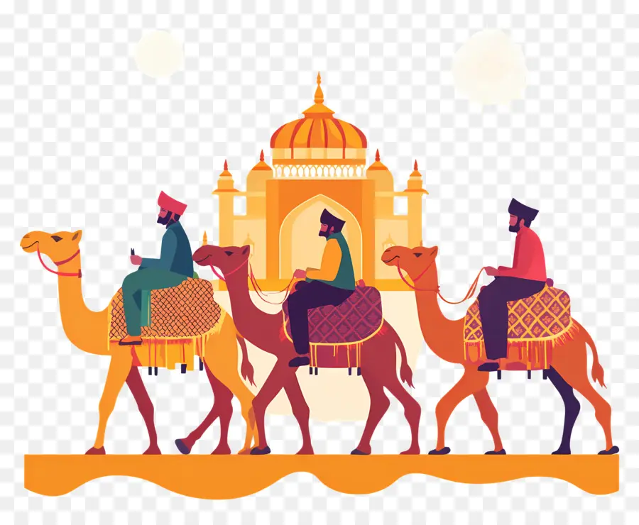 Pushkar Camel Fair，คาราวานอูฐ PNG