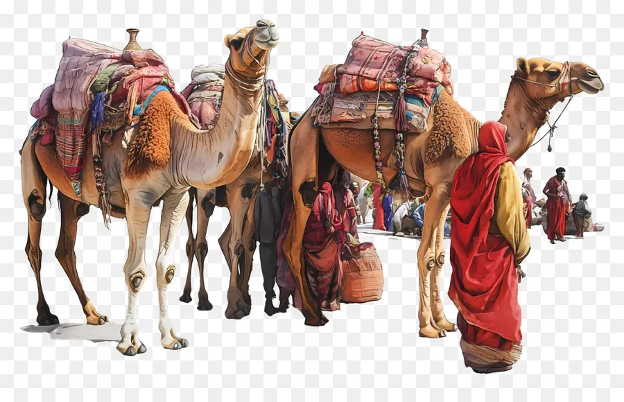 Pushkar Camel Fair，อูฐ PNG