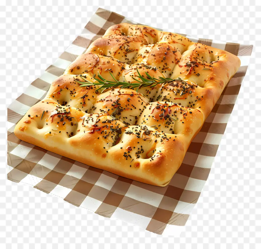 ขนมปัง Focaccia，อบ PNG