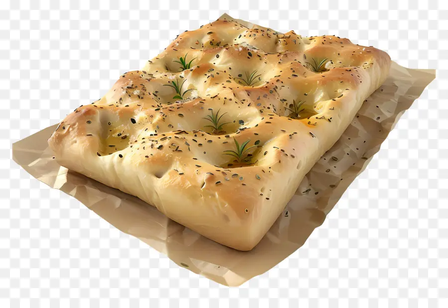 ขนมปัง Focaccia，อบ PNG