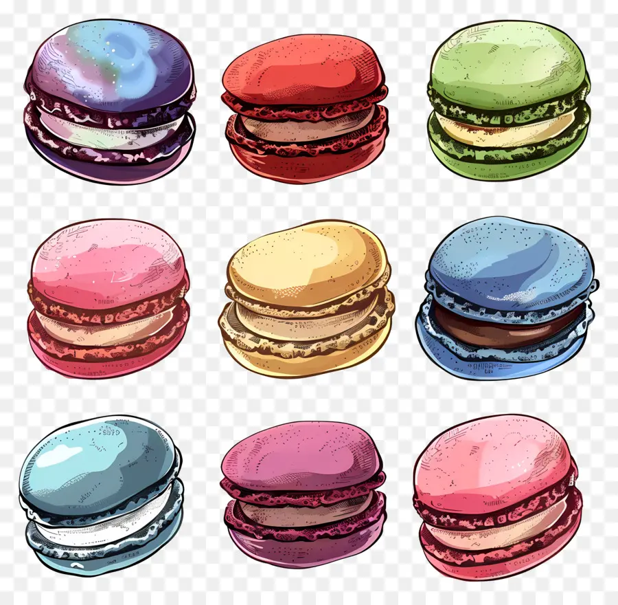 Macaron，Macarons PNG