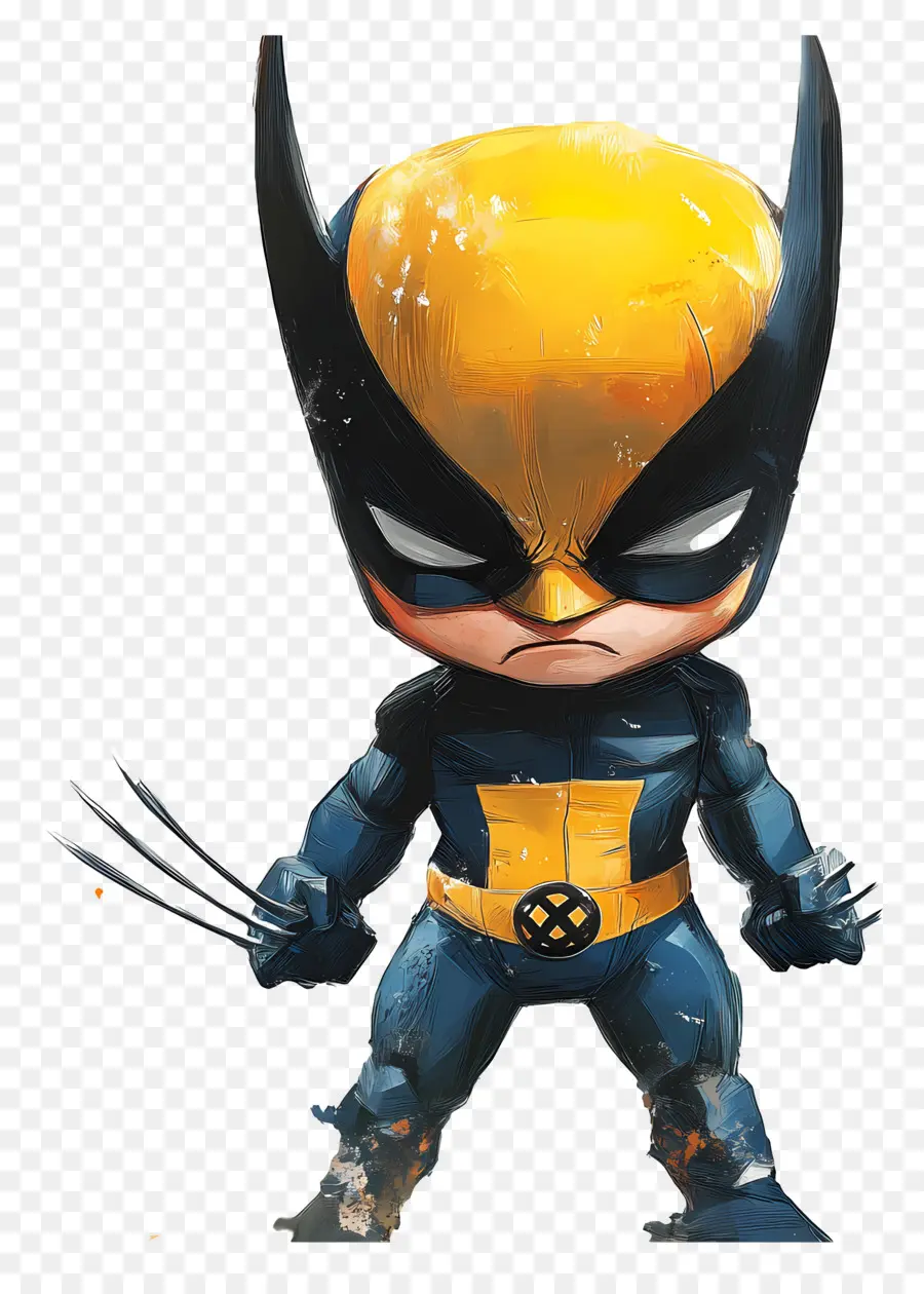 วูลเวอรีน，Chibi Wolverine PNG